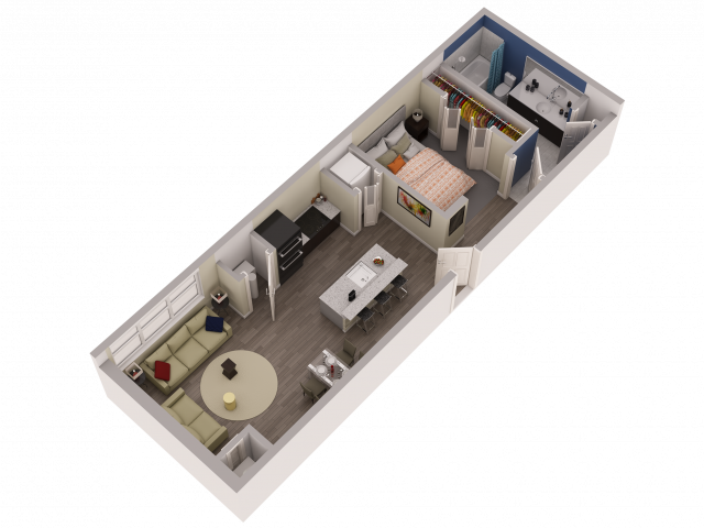 Studio floor plan